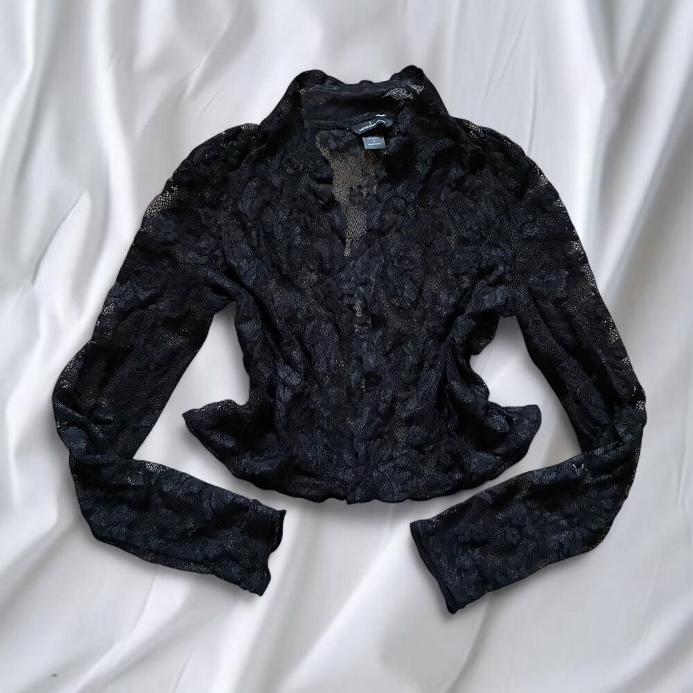 Moda International Black Lace Shrug